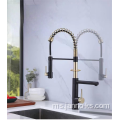 Spring Pull Type Mixer Faucet Stainless Steel